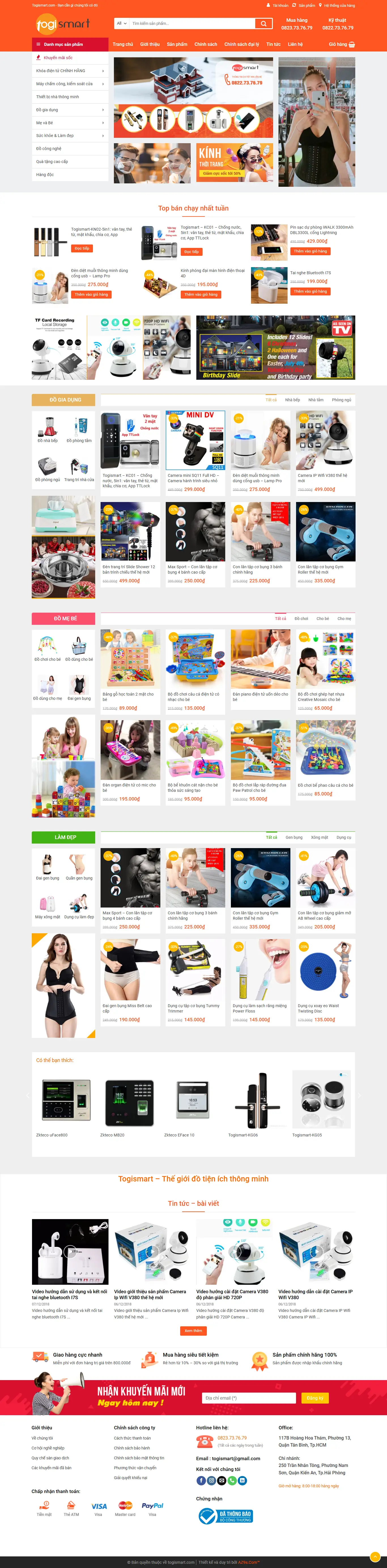 Mẫu website đặt phòng khách sạn