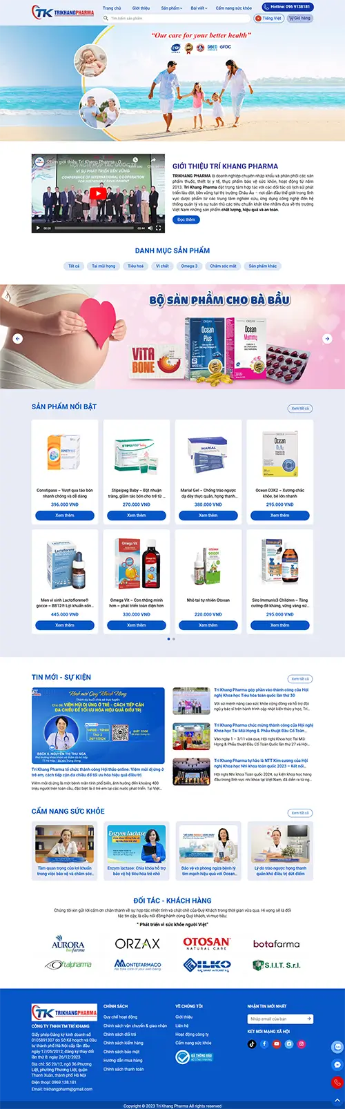Mẫu website đặt phòng khách sạn