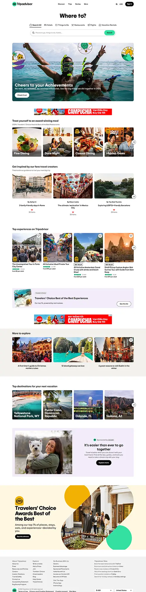 Mẫu website đặt phòng khách sạn