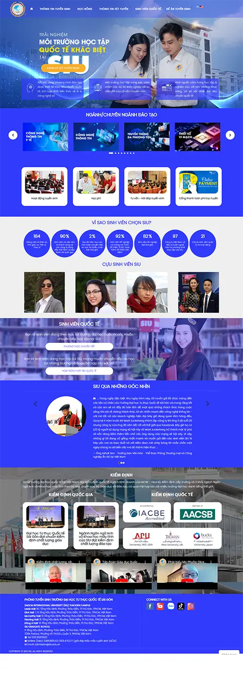 Mẫu website đặt phòng khách sạn