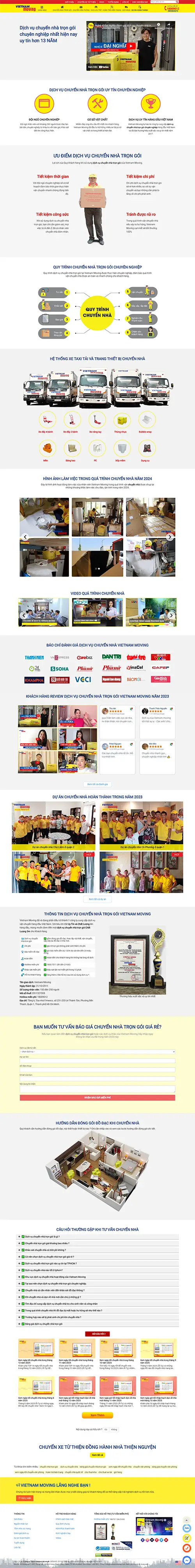 Mẫu website đặt phòng khách sạn