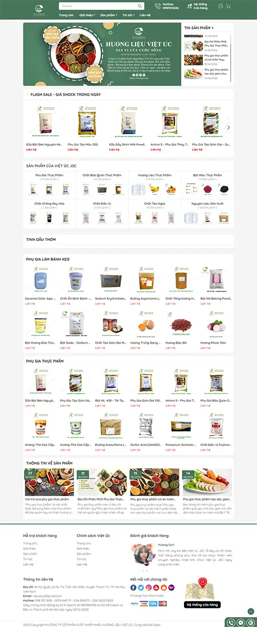 Mẫu website đặt phòng khách sạn