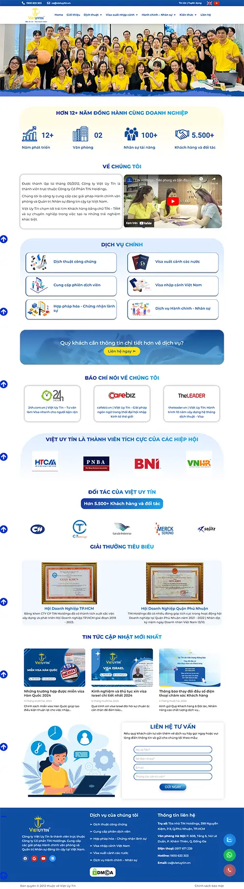 Mẫu website đặt phòng khách sạn