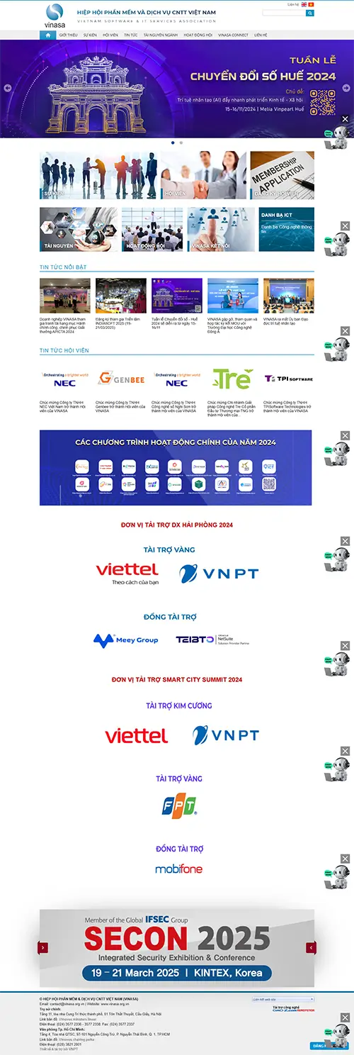 Mẫu website đặt phòng khách sạn