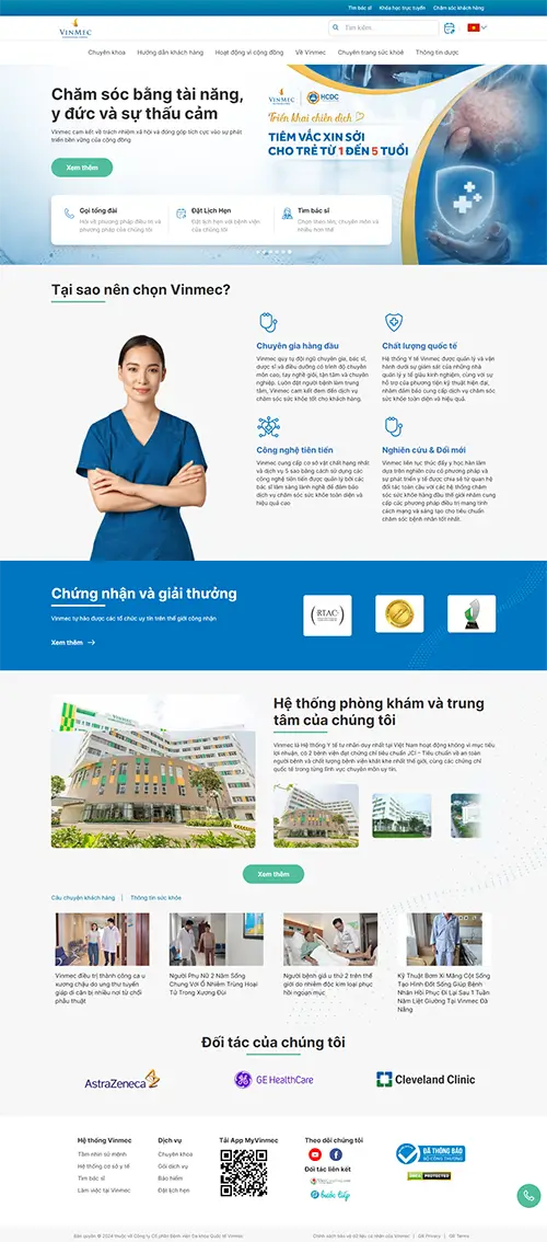 Mẫu website đặt phòng khách sạn