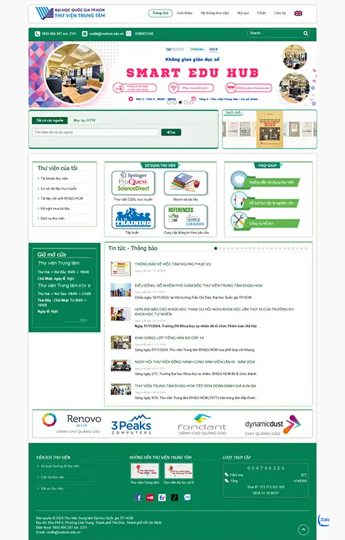 Mẫu website đặt phòng khách sạn