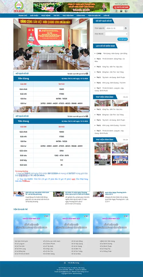 Mẫu website đặt phòng khách sạn