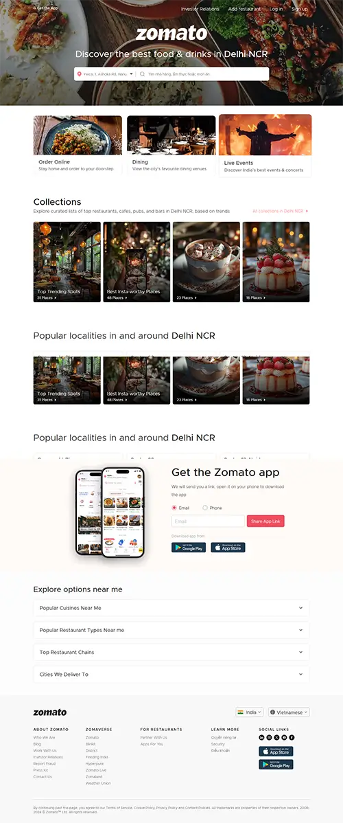 Mẫu website đặt phòng khách sạn