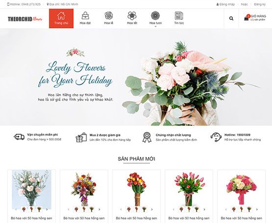thiet ke website ban hoa tuoi ()