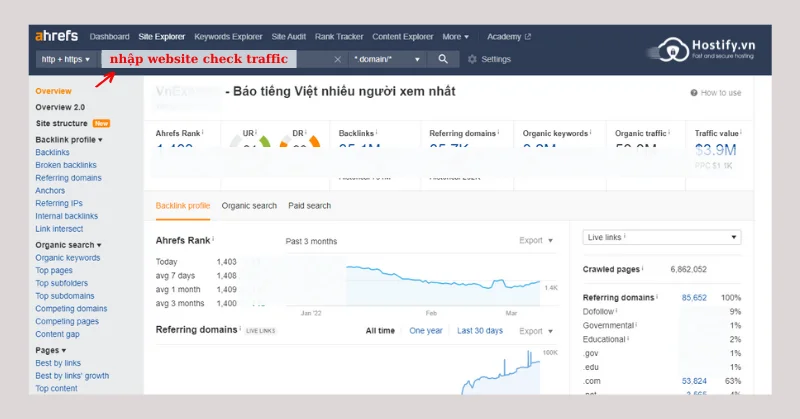 Ahrefs-Cong-cu-check-traffic-co-phi.