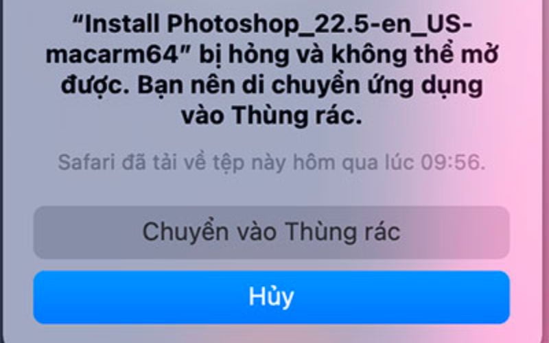 Nếu mà bị lỗi như ảnh sau thì bạn cần làm thêm 1 bước để fix lỗi