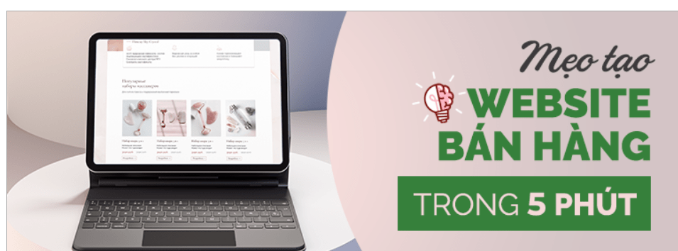 Hướng dẫn cách lập trang Web bán hàng
