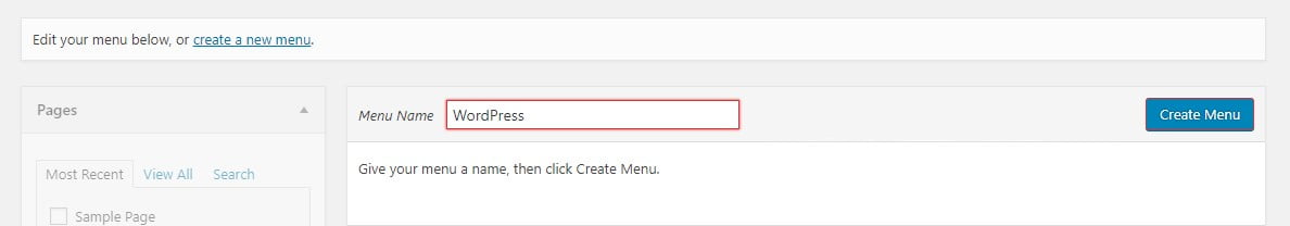 Hướng dẫn sử dụng WordPress Menu