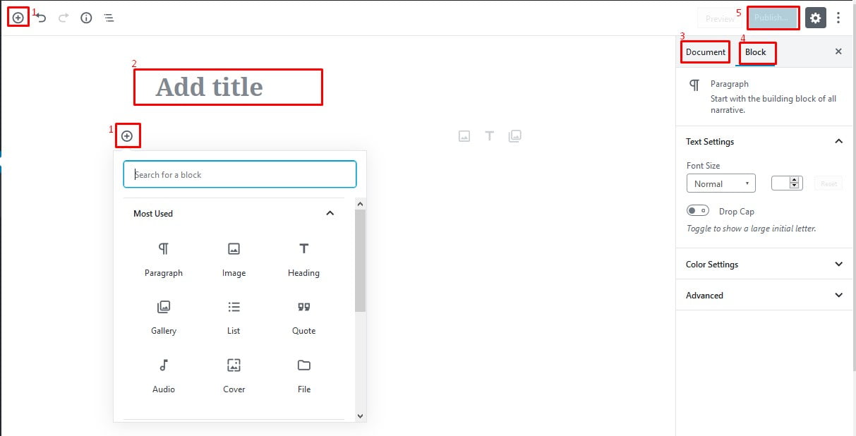 Hướng dẫn sử dụng wordpress Add new page: Thêm trang mới