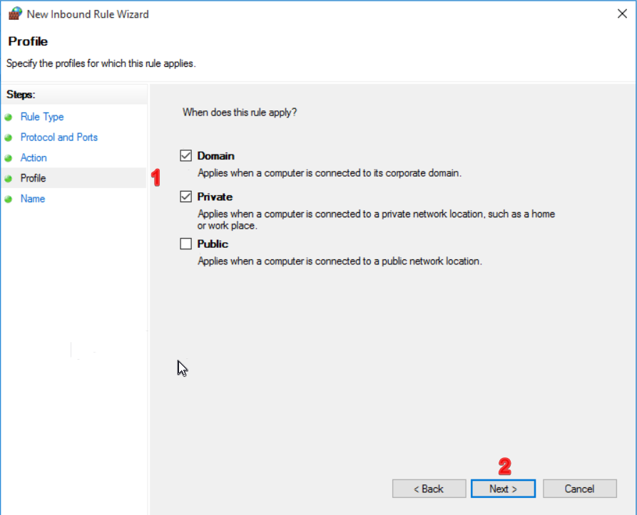 huong dan mo port rule tren windows firewall 6462 5