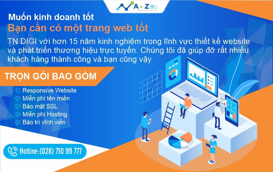 Thiết kế website trọn gói chỉ với 5890k uy tín (chuẩn SEO)