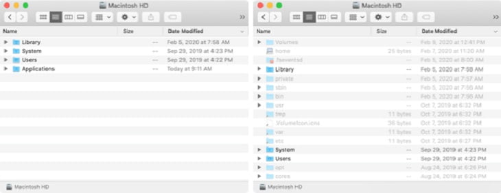Cách ẩn và xem file đã ẩn trên MacBook trong một nốt nhạc