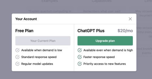 ChatGPT Plus đã mở cho thị trường Việt Nam