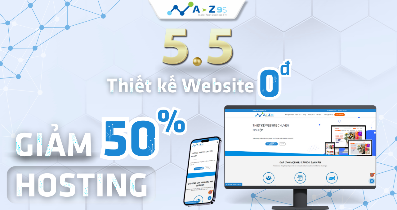 GIẢM GIÁ 50% 5-5 CÁC GÓI HOSTING – NHANH TAY ĐĂNG KÝ NGAY