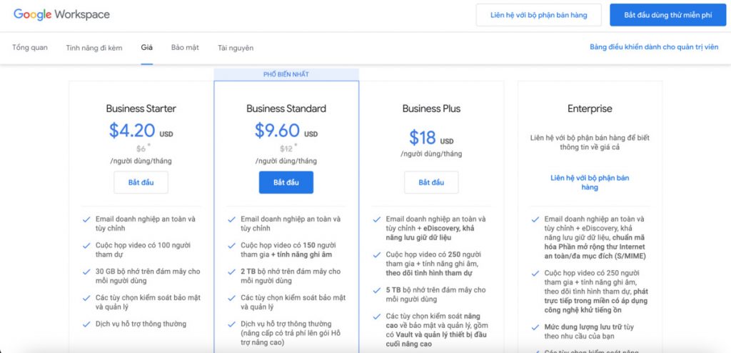 HƯỚNG DẪN CÀI ĐẶT EMAIL DOANH NGHIỆP GOOGLE WORKSPACE