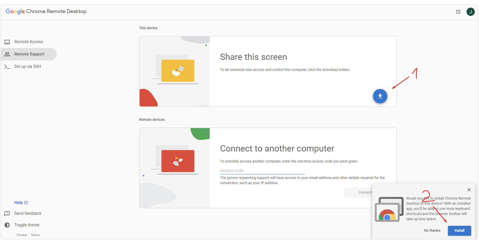 Hướng dẫn cài đặt Chrome Remote Desktop